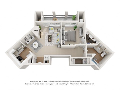 55 Cedar Street 1-2 Beds Apartment for Rent - Photo Gallery 17